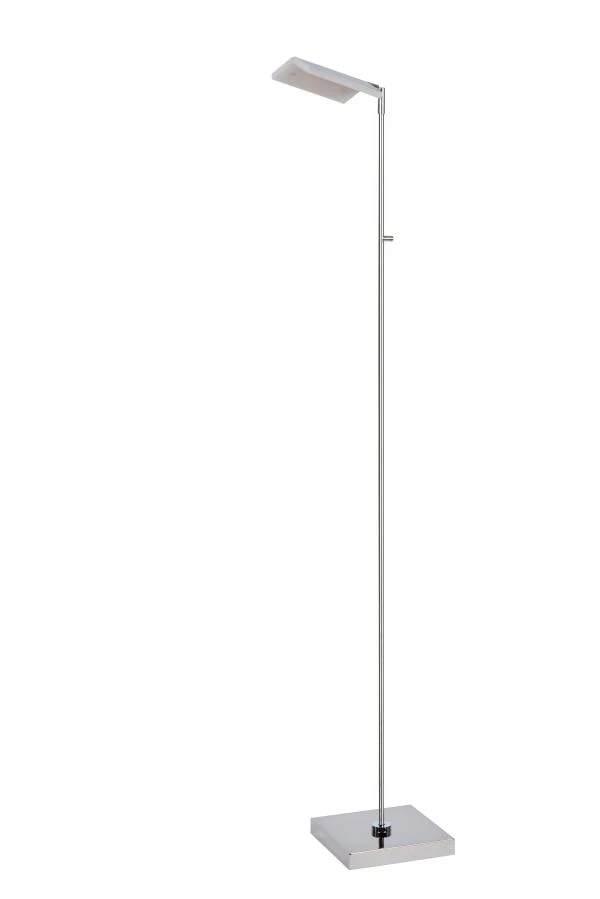 Lucide AARON - Floor reading lamp - LED Dim. - CCT - 1x12W 2700K/4000K - Chrome - turned off